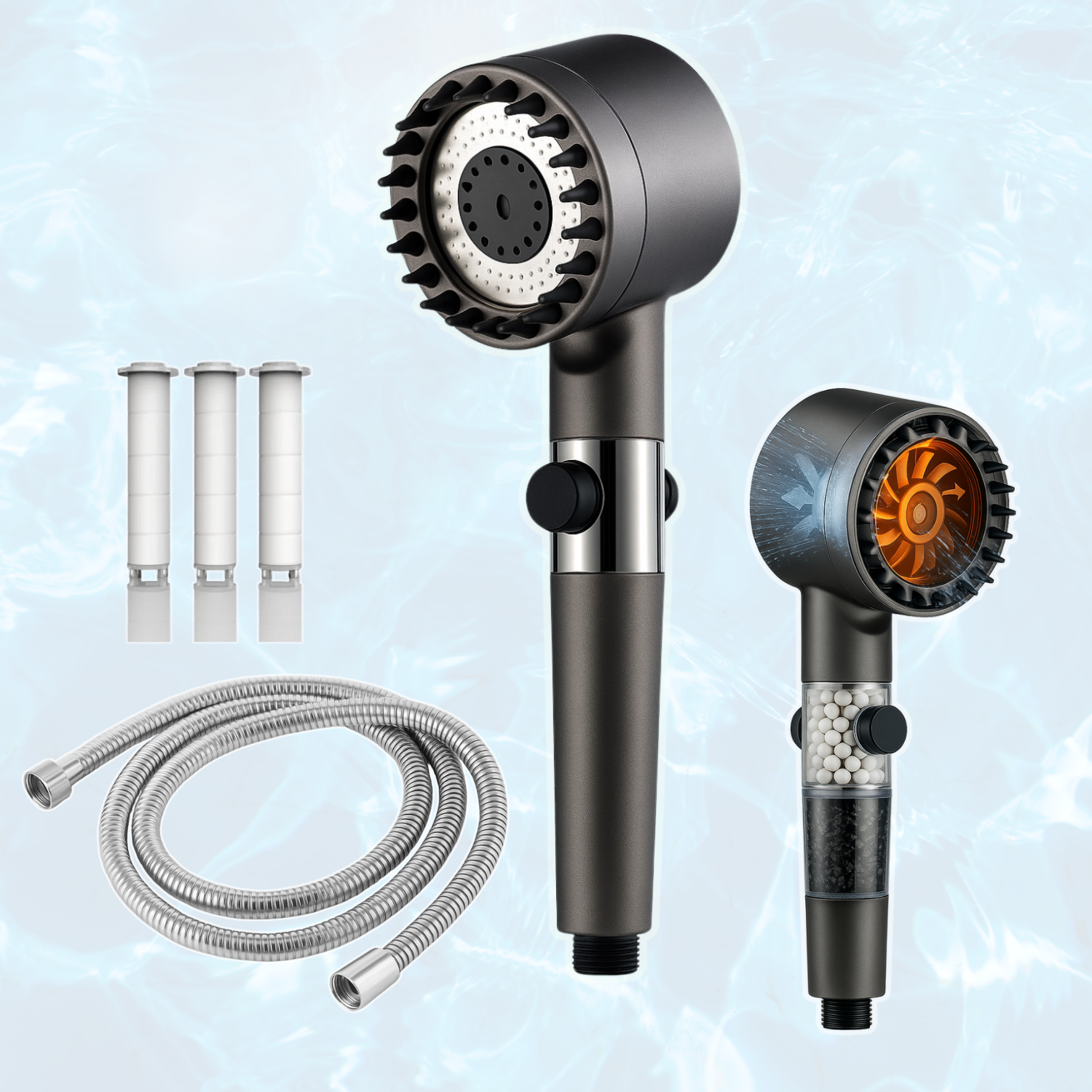 NüVia™ pommeau de douche haute pression