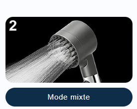 NüVia™ pommeau de douche haute pression